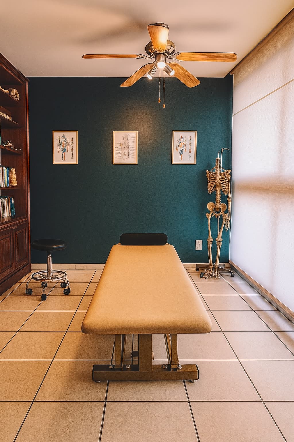Le cabinet d'ostéopathie de Pauline Alarcon, à Lyon